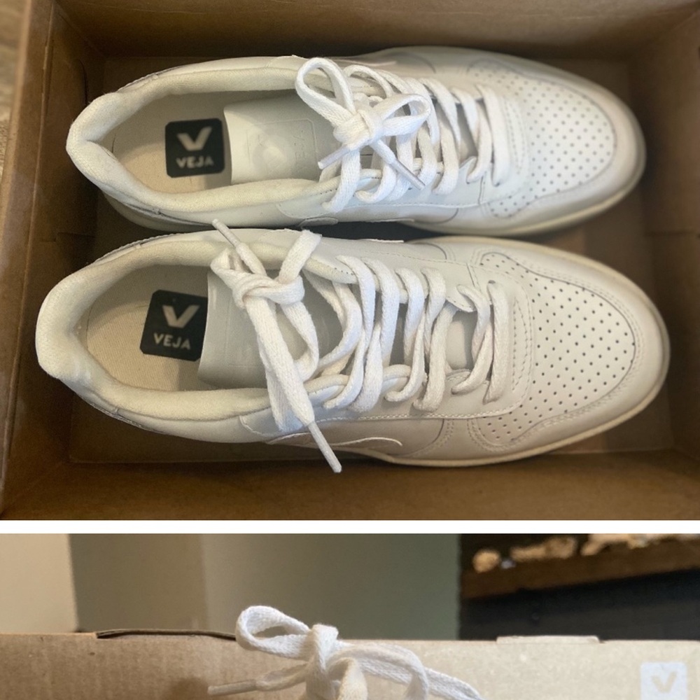 Veja Women's White Leather Sneakers